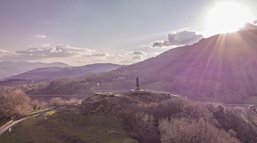 Vista Amaiur desde dron dji mini 2